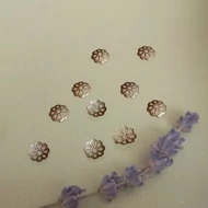Gyöngykupak tárcsa 6mm bronz színű 10db/cs