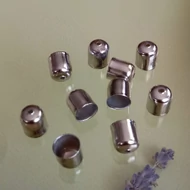 Gyöngykupak harang 8/7mm nikkel színű 10db/cs