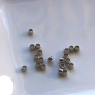 Stopper 3mm széles, 3mm belső mérettel, nikkel színű 20db/cs