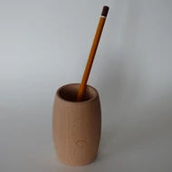 Fa ceruzatartó hordó 9*5