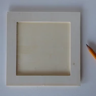 Fa képkeret lapos koktél 16*16cm / 12*12cm