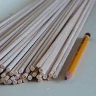 Hurkapálca (hurkafa) 45cm*4mm*10db bükk, keményfa