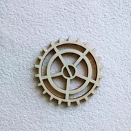 Fa FOGASKERÉK (5 "KÜLLŐS") 5CM