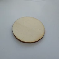 Fa fülbevaló- vagy medál alap kerek furat nélkül 40mm