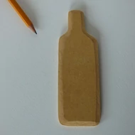 MDF üvegpalack forma 14*5cm