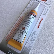 Kontúrozó festék (üveg és egyéb felületre) 20ml - ARANY