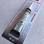 Kontúrozó festék (üveg és egyéb felületre) 20ml - FEKETE