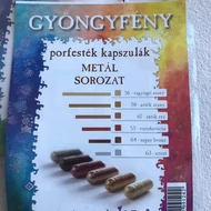 Porfesték kapszula szett zsugorkához - METÁL 6 szín
