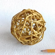 Vesszőgömb 10cm - SÁRGA