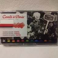 Conté kréta készlet 12 színű (válogatott színsor)