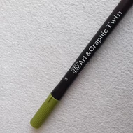 Kétvégű (ecset / rostirón 0,8mm) filctoll - 056 PALE GREEN