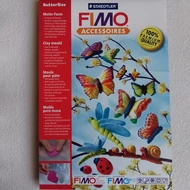 Szilikon nyomó- és öntőforma 16*23 alapon - lepkék, csigák, katica, szitakötő