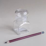 Üvegpalack Dominó 5,5*5,5*9cm magas 120ml