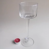 Üveg kehely 60*90mm / 25cm magas