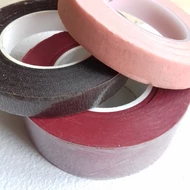 Szárbevonó (krepp) szalag 12mm - SÖTÉTBARNA