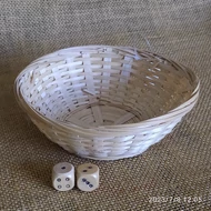 Háncs kiskosár, kerek 15*5cm