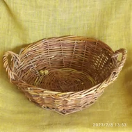 Krumplis kosár, nyers, füles 41*13cm