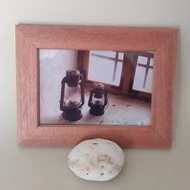 Fotó, keretben - Skanzen 15*19cm külső méret, fa keretben