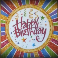 Dekor szalvéta 264 Boldog születésnapot (Happy Birthday)