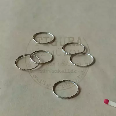 Memóriadrót gyűrű alap 2 körös 20mm