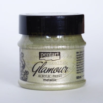 PentArt - Glamour metál akril 50ml - ANTIKEZÜST