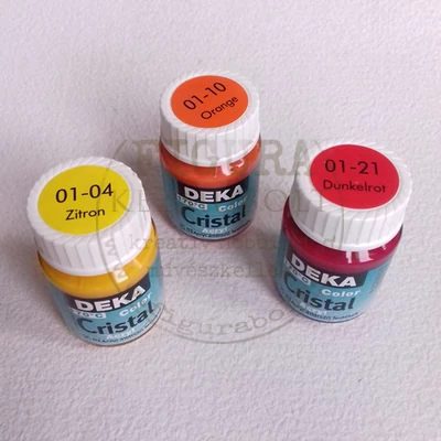 Deka Color Cristal üvegfesték 25ml - CITROMSÁRGA