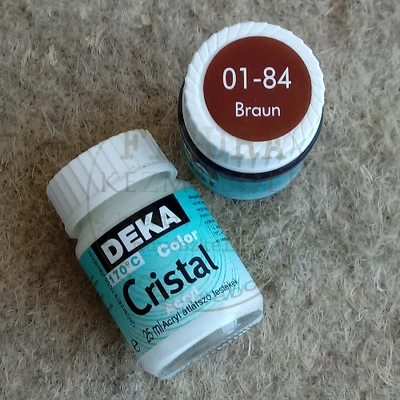 Deka Color Cristal üvegfesték 25ml - BARNA