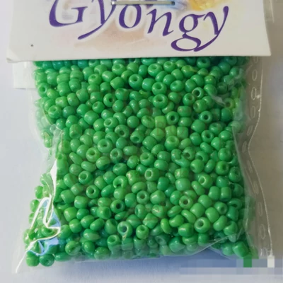 Üveggyöngy kása 20g zöld