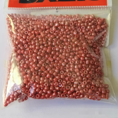 Üveggyöngy kása 50g bordó