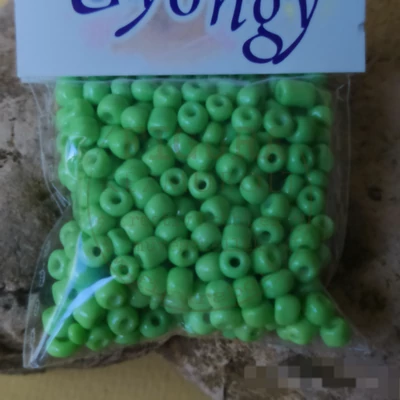 Üveggyöngy maggyöngy 20g világoszöld