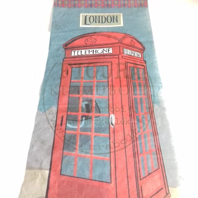 Rizspapír 33*48cm - Londoni telefonfülke