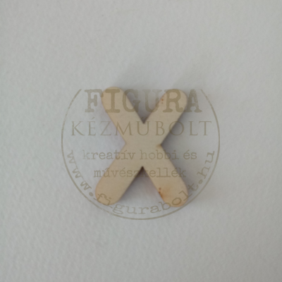 Fa betű 32mm magas 3mm vastag rétegelt lemez - X