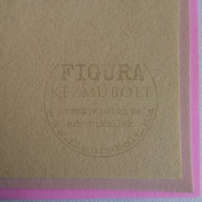 Filc anyag (dekorfilc) A4/1mm - TEJESKÁVÉ