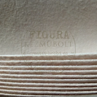 Filc anyag (dekorfilc) A4/1mm - MOGYORÓBARNA