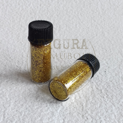 Csillámpor (glitter) 3,5ml - ARANY