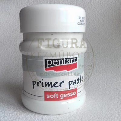 Soft Gesso - lágy alapozó paszta fehér 230ml