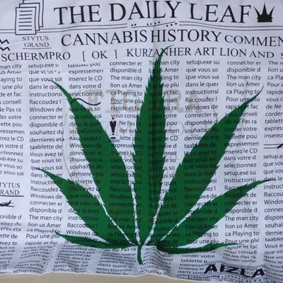 Textil kendő 50*50cm - CANNABIS