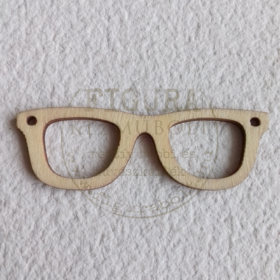 Fa szemüveg keret 18*55mm két lyukkal