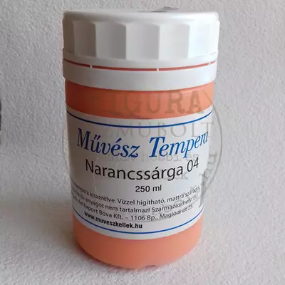Tempera 250ml - narancs 04
