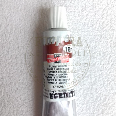 Tempera 16ml - égetett umbra