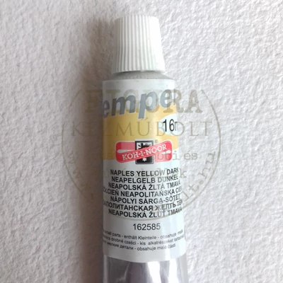 Tempera 16ml - nápolyi sárga sötét