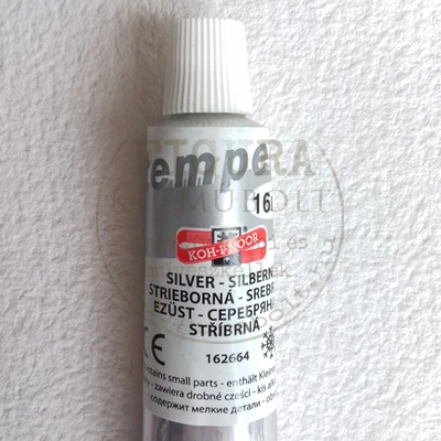 Tempera 16ml - ezüst