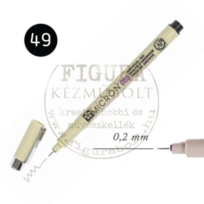 Műszaki rajztoll Micron 005 / 0,20mm - FEKETE