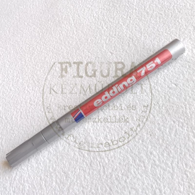 Lakkfilc Edding 751 1-2mm - EZÜST