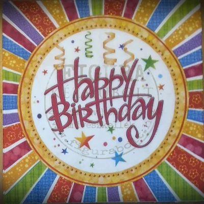 Dekor szalvéta 264 Boldog születésnapot (Happy Birthday)