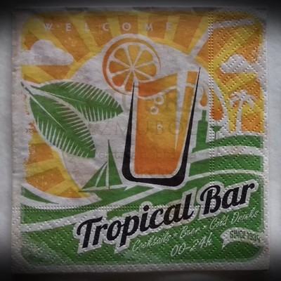 Dekor szalvéta 220 Tropical Bar - koktél méret