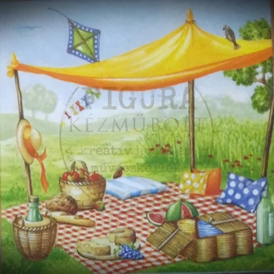Dekor szalvéta 256 Piknik