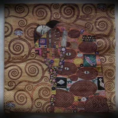Dekor szalvéta 007 Klimt - Az ölelés